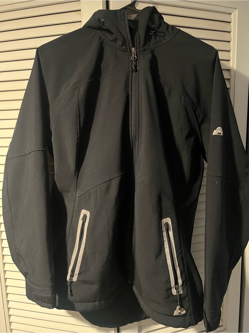 Women’s Black EMS Softshell Hooded Jacket